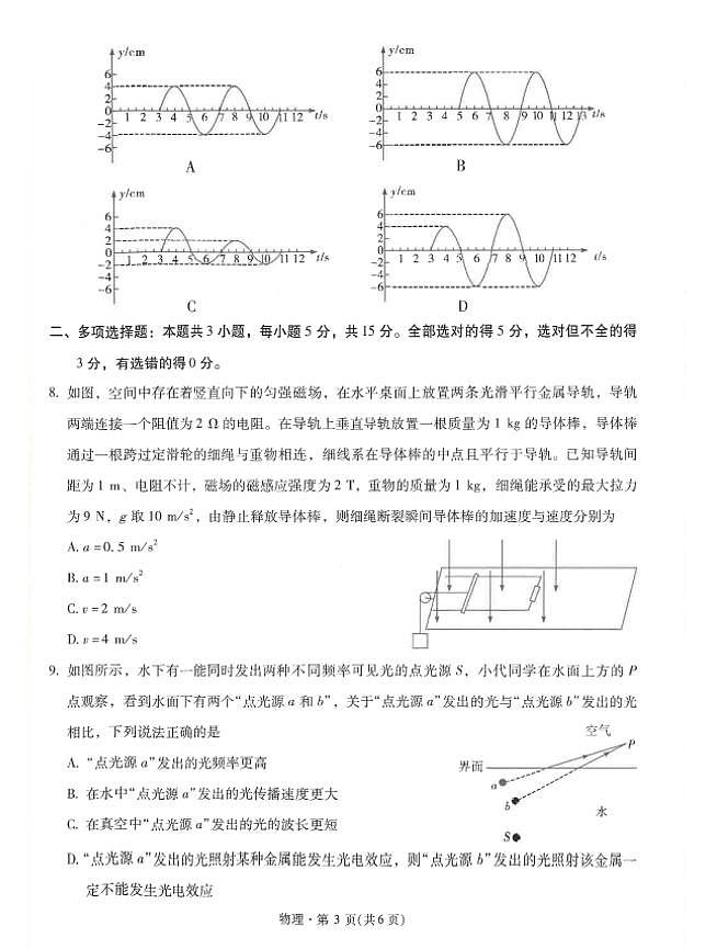 物理试题第3页