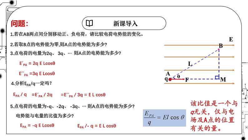 高中物理第一章静电场5电势电势差课件教科版必修第三册第4页