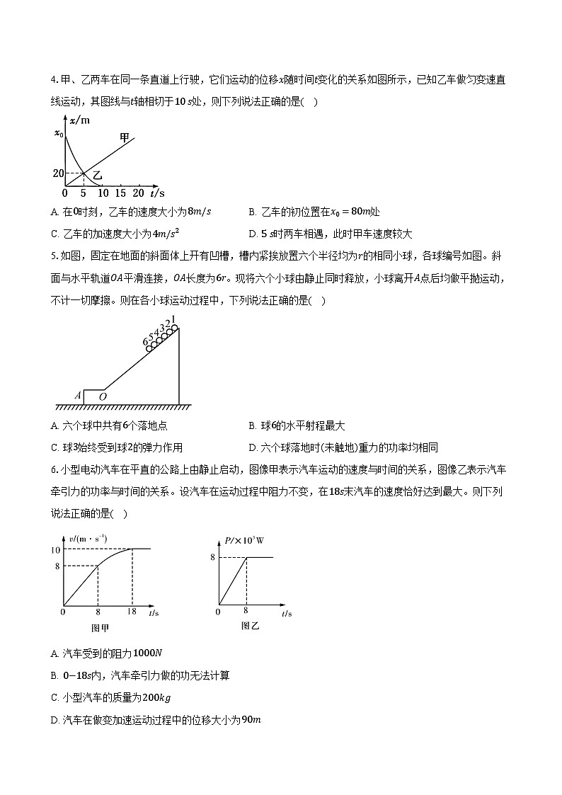 2024-2025学年湖南省株洲市第二中学高二（上）开学考试物理试卷（含答案）02