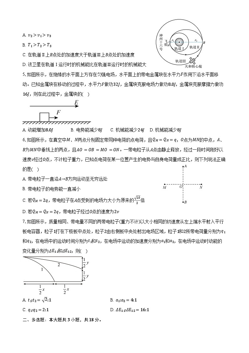 2024-2025学年安徽省阜阳市临泉第一中学高二（上）开学物理试卷（含解析）02