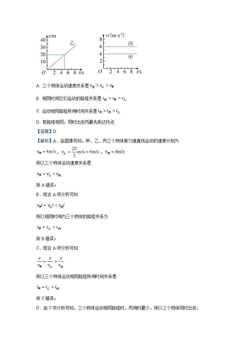 [物理]广东省佛山市南海区2024-2025学年高一上学期开学试题(解析版)第3页