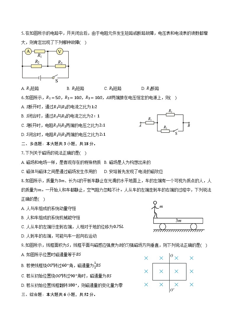 2024-2025学年湖南省岳阳市云溪区高二（上）月考物理试卷（9月）（含解析）第2页
