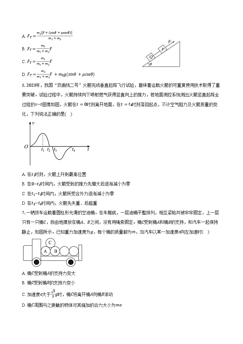 2024-2025学年四川省射洪中学校高三（第一次）模拟考试物理试卷（含答案）02