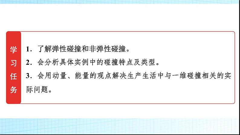 人教版高中物理选择性必修第一册第一章5弹性碰撞和非弹性碰撞课件第2页