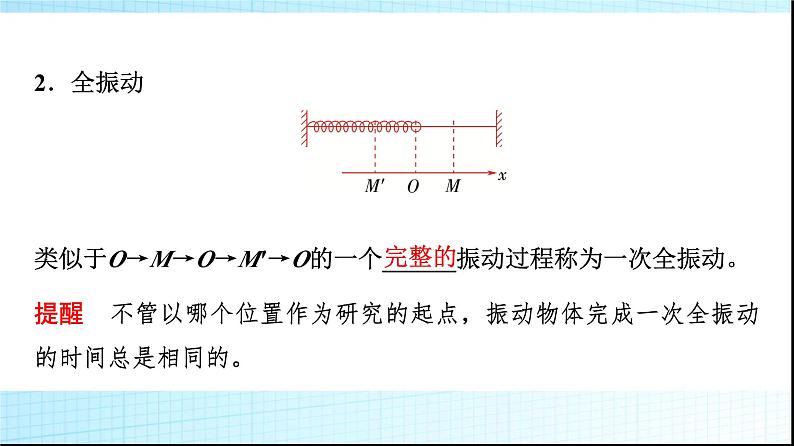 人教版高中物理选择性必修第一册第二章2简谐运动的描述课件第4页