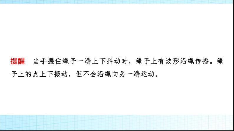 人教版高中物理选择性必修第一册第三章1波的形成课件+学案04