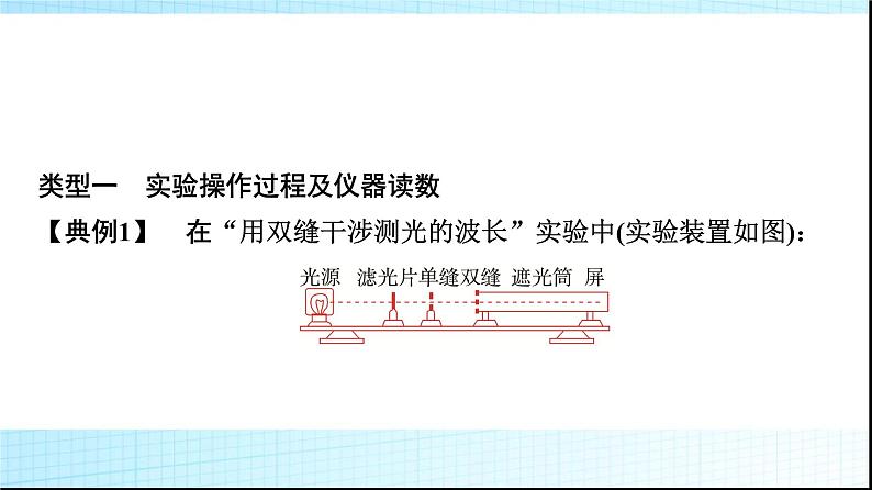 人教版高中物理选择性必修第一册第四章4实验用双缝干涉测量光的波长课件+学案06