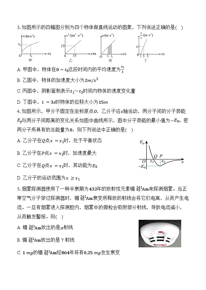 陕西省西安2023-2024学年高二下学期6月期末考试+物理试卷第2页