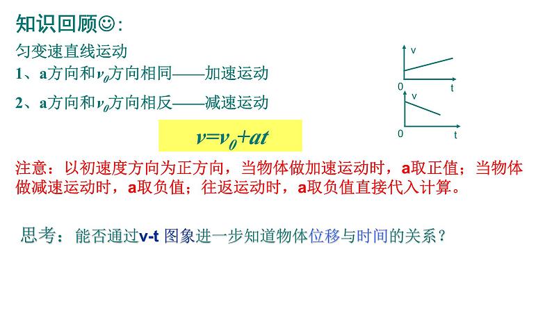 2.3 匀变速直线运动的位移与时间的关系 课件-2024-2025学年高一上学期物理人教版（2019）必修第一册第3页