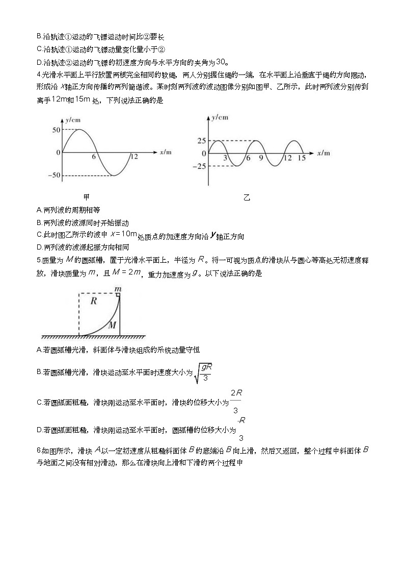 湖南省湖南师范大学附属中学2025届高三上学期月考（二）物理第2页