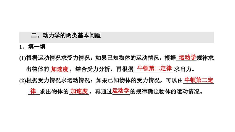 2024-2025学年高中物理必修第一册（粤教版）教学课件 第四章 牛顿运动定律 第五节 牛顿运动定律的应用第4页