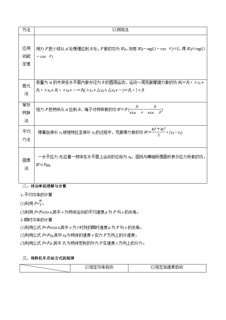 作业08 功和功率（原卷版）第2页