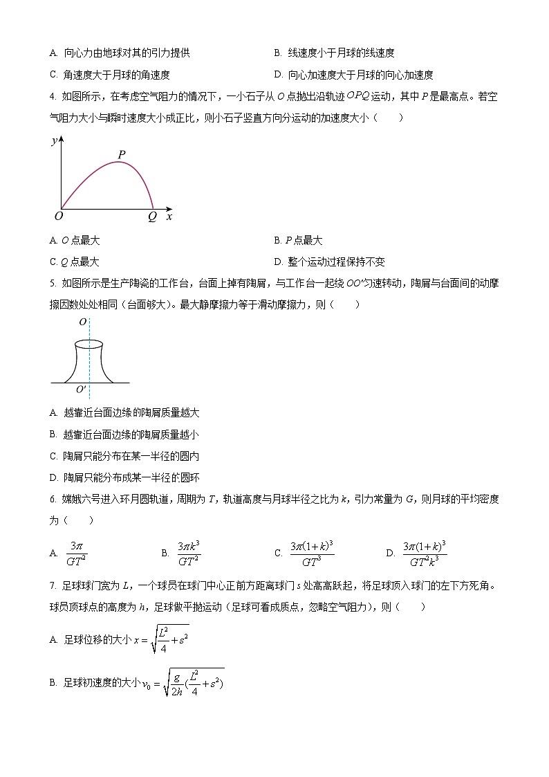 陕西省西安中学2024-2025学年高三上学期10月月考物理试题（Word版附解析）02