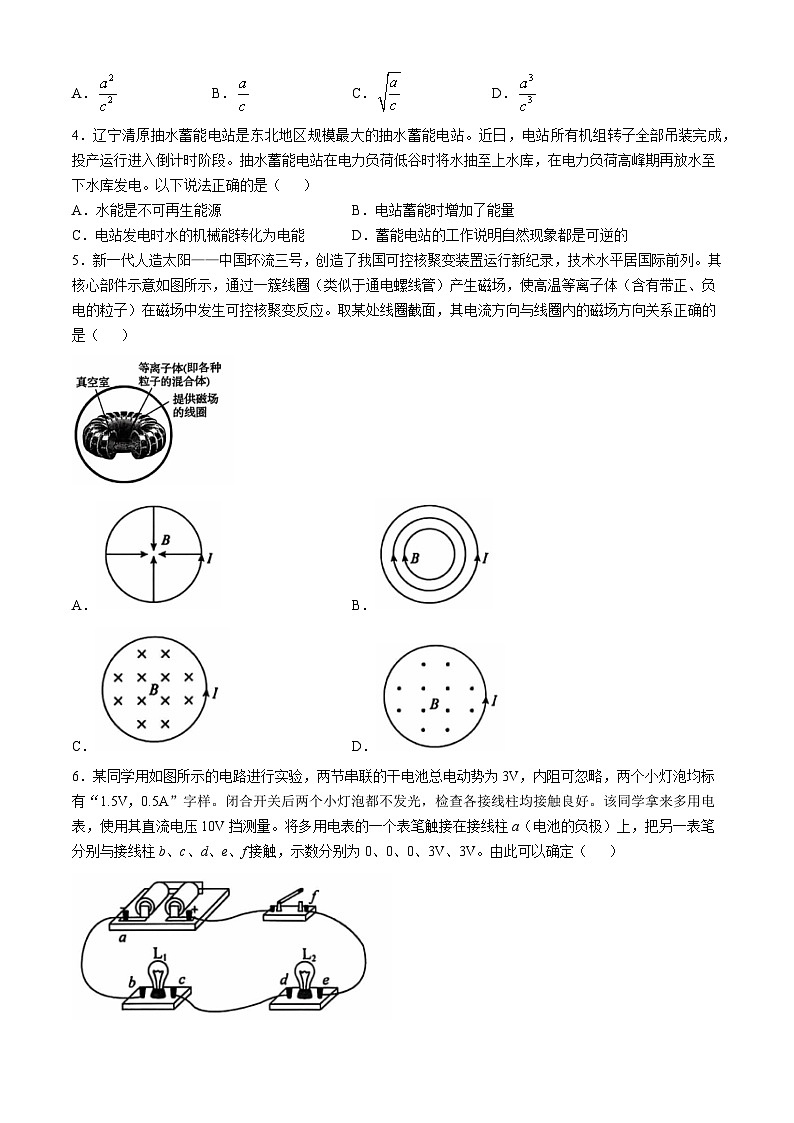 辽宁省普通高中2024-2025学年高二上学期10月月考物理试题第2页