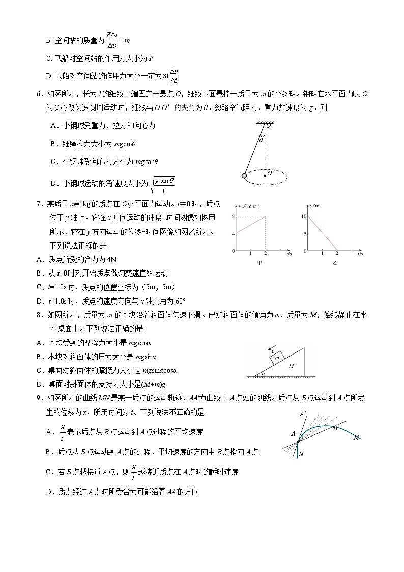 北京市第十五中学2024-2025学年高三上学期10月月考物理试卷第2页