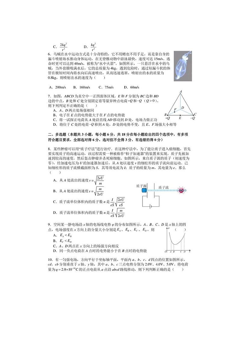 [物理]广东省揭阳市惠来县第一中学2024～2025学年高二上学期10月第一次阶段考试试题(有解析)第2页