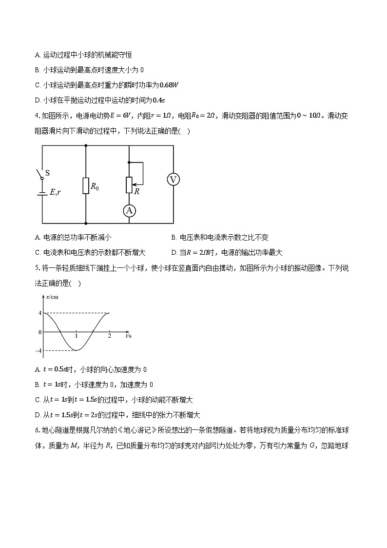 湖北省云学部分重点高中2024-2025学年高二上学期10月月考物理试题(B)02