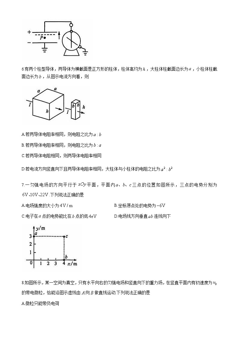 云南省楚雄东兴中学2024-2025学年高二上学期10月月考物理试题第3页