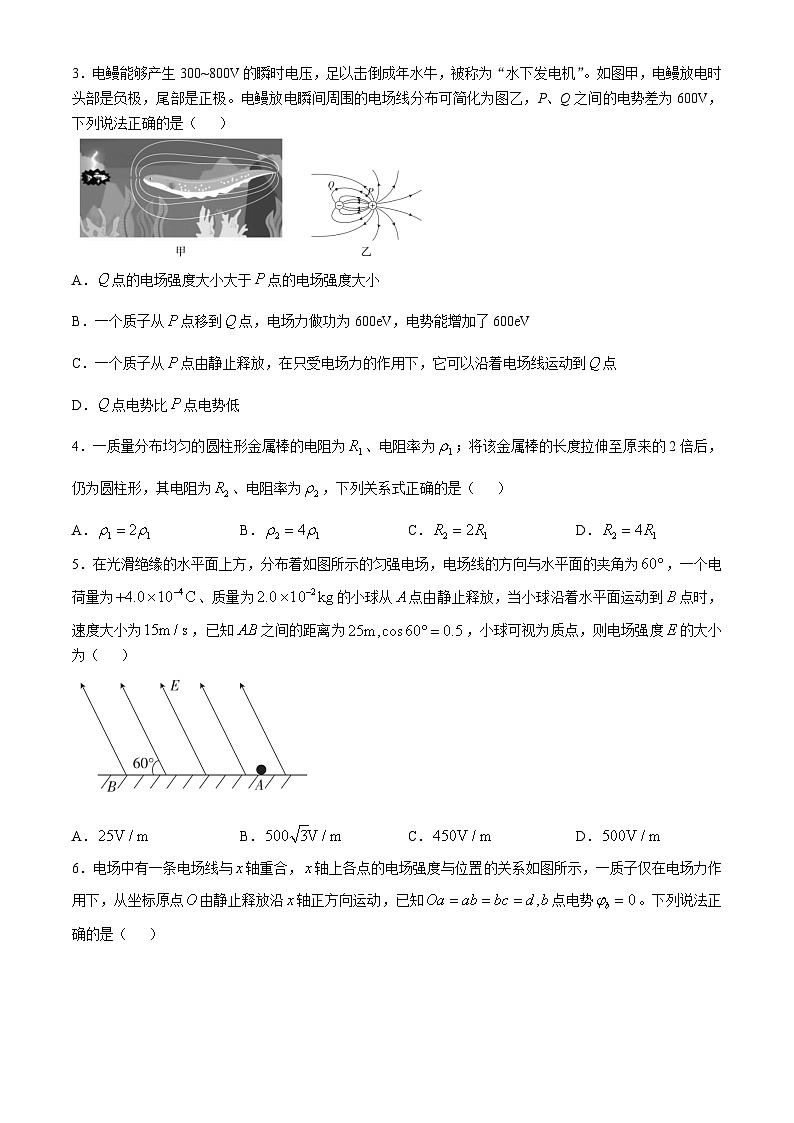 广东省河源市2024-2025学年高二上学期10月月考物理试题第2页