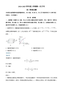 吉林省联考2024-2025学年高二上学期10月月考物理试题（Word版附解析）