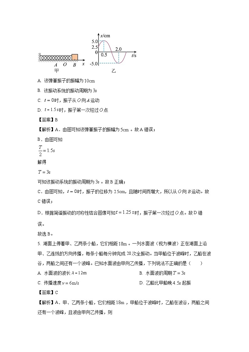[物理][期末]北京市东城区2023-2024学年高二下学期期末考试试卷(解析版)第3页