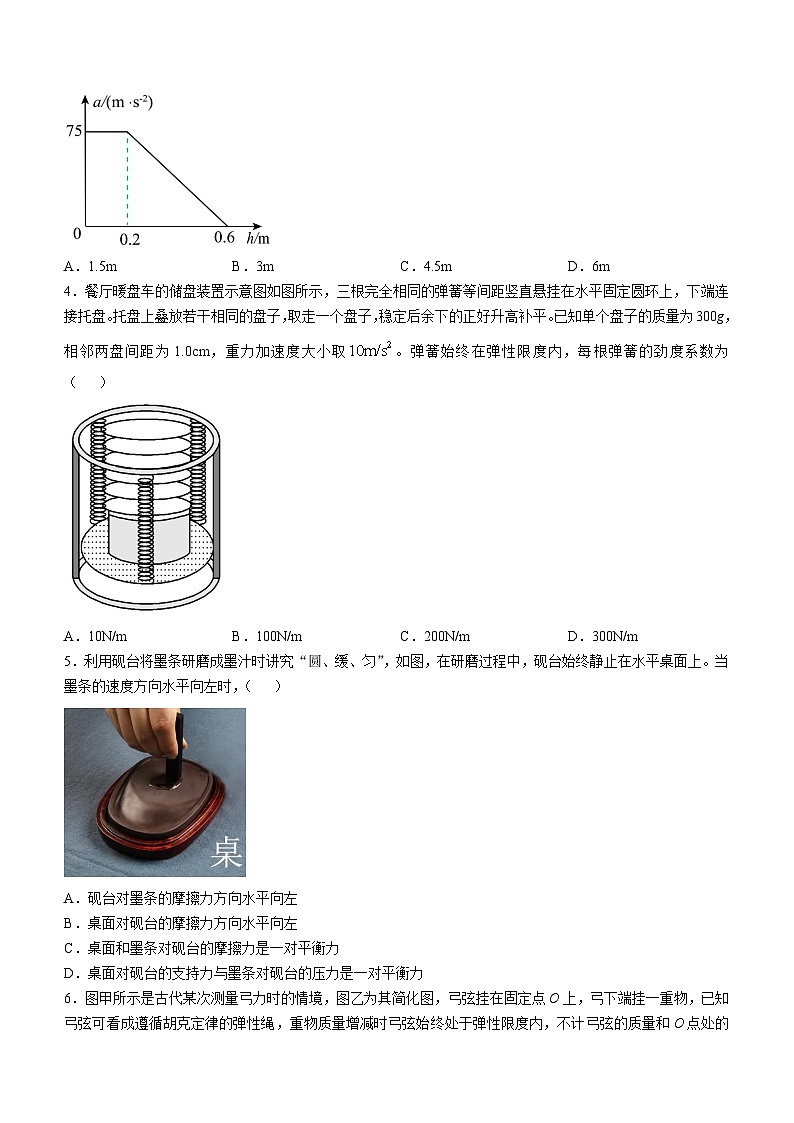 山东省枣庄市滕州市第五中学2024-2025学年高三上学期10月月考物理试题(无答案)第2页
