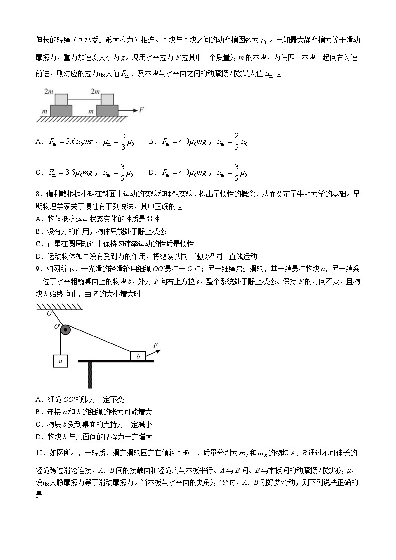 湖北省武汉市洪山高级中学2024-2025学年高一上学期10月考试物理试卷第3页