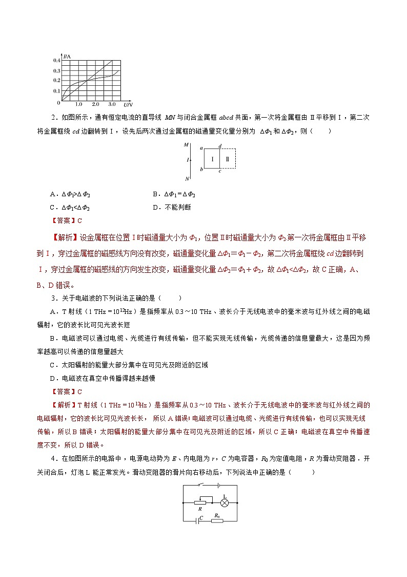 （江苏专用，人教版2019，必修第三册4~5章，选择性必修第一册1~4章）（全解全析）（江苏专用，人教版2019）第2页