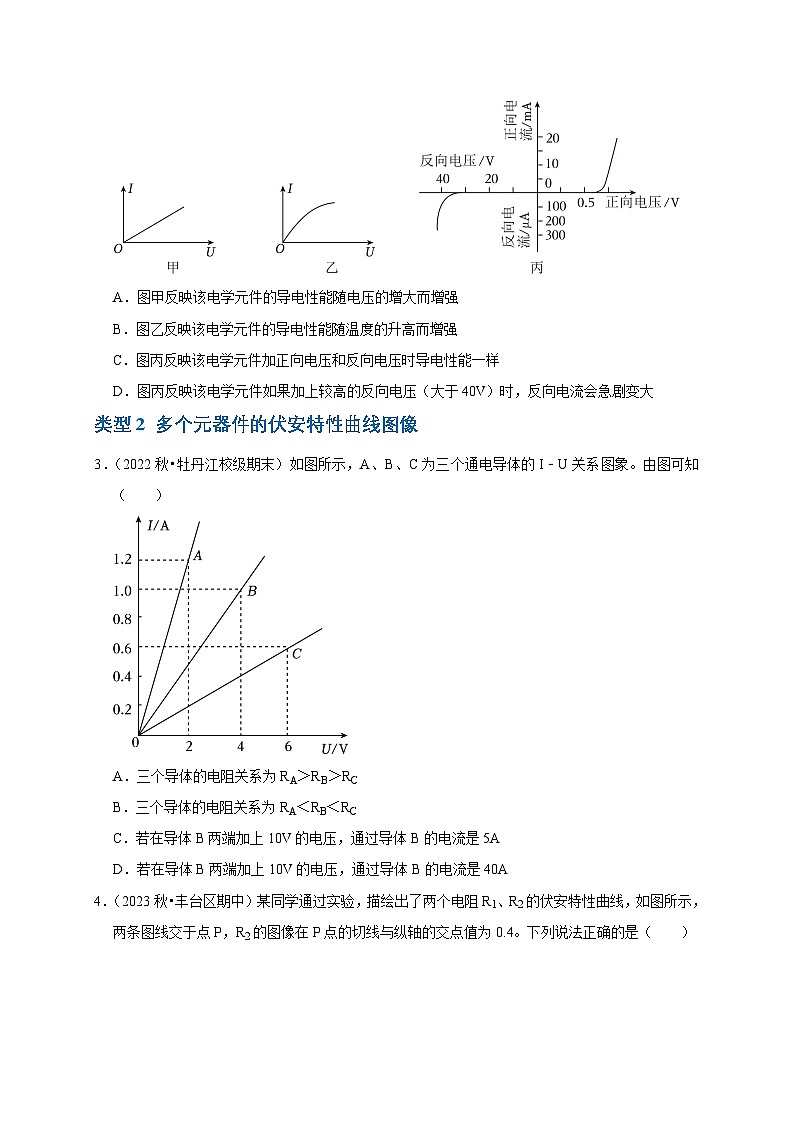 2025年高考物理：图像专题 专题06电路中的图像问题（共7种图像类型）-学案原卷版第3页