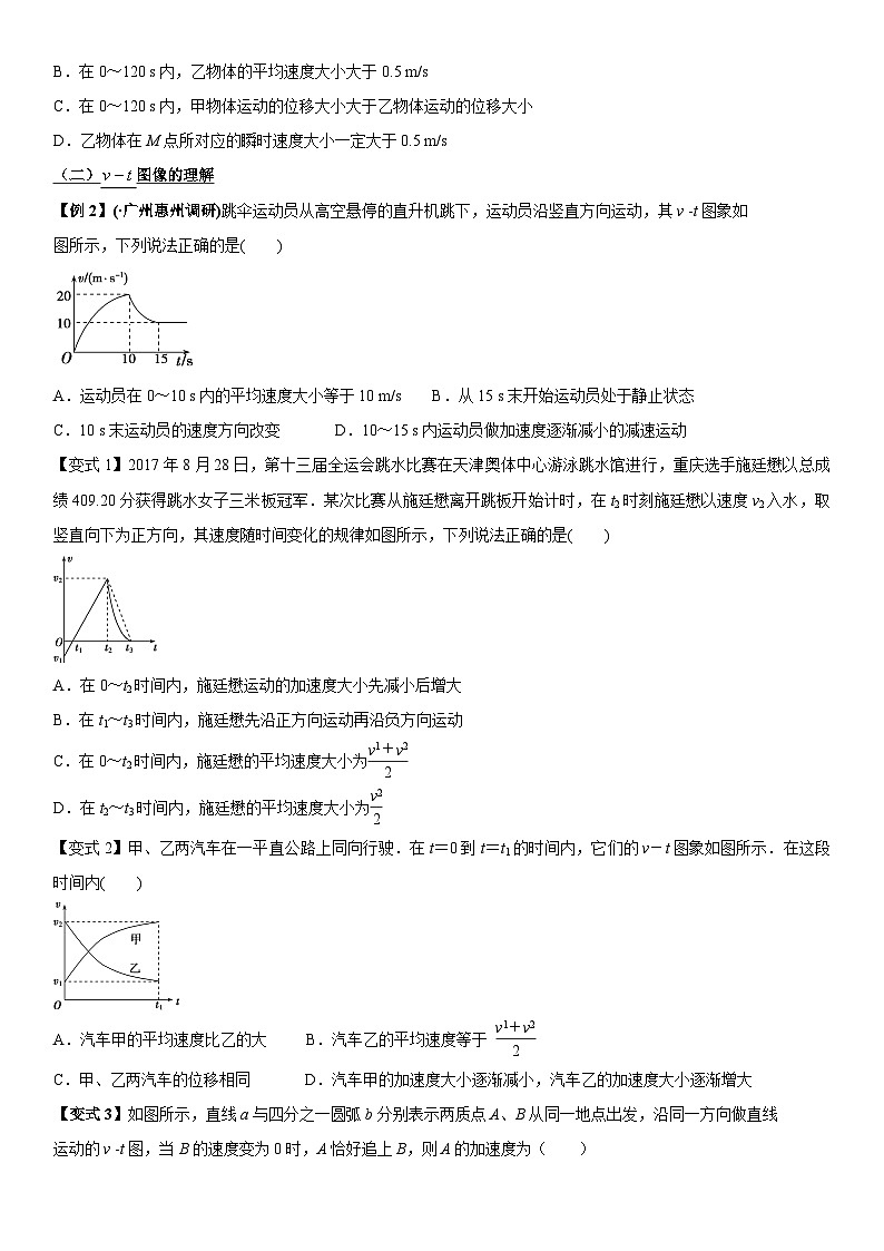 【高中物理】一轮复习：专题分类练习卷- 运动学图像 追及、相遇问题第2页