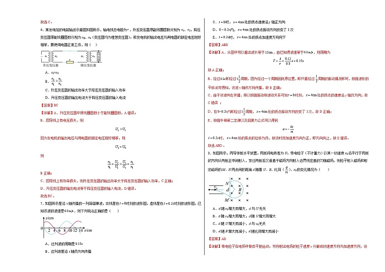 考前抢分押题卷（一）（解析版）-备战2024年高考物理抢分秘籍第3页