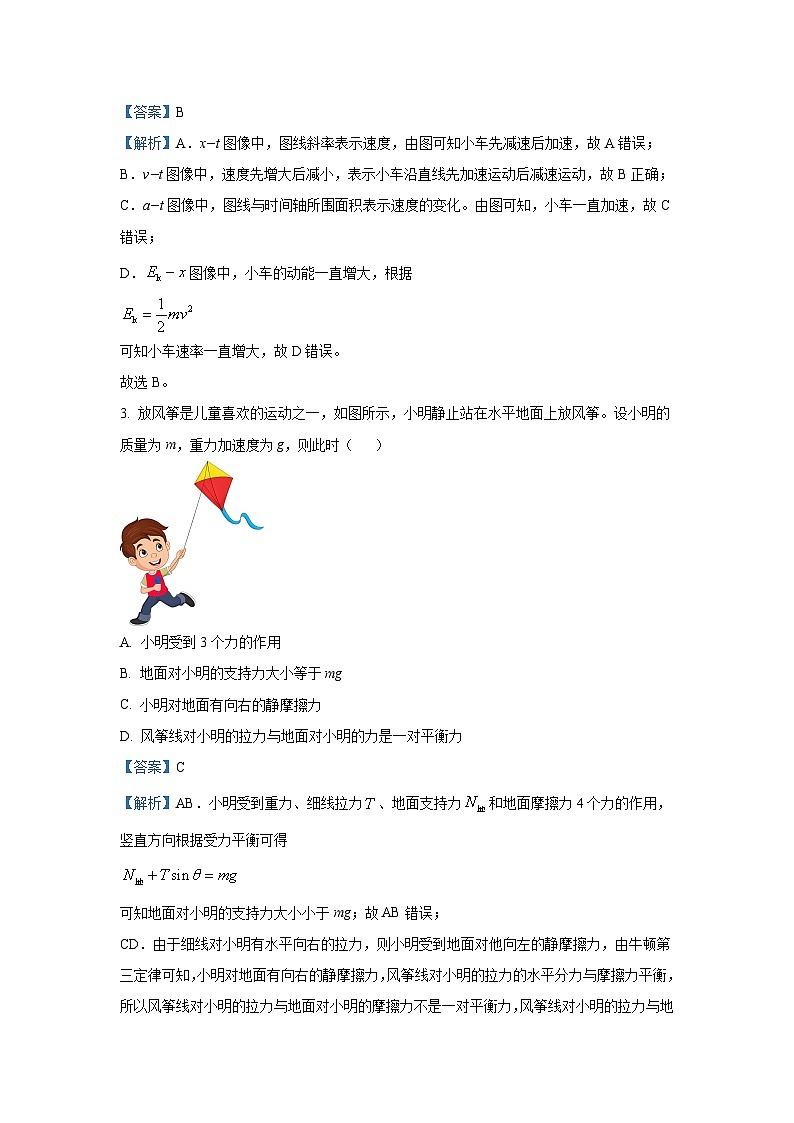 辽宁省大连市滨城高中联盟2024-2025学年高三上学期期中考试物理试卷（解析版）第2页