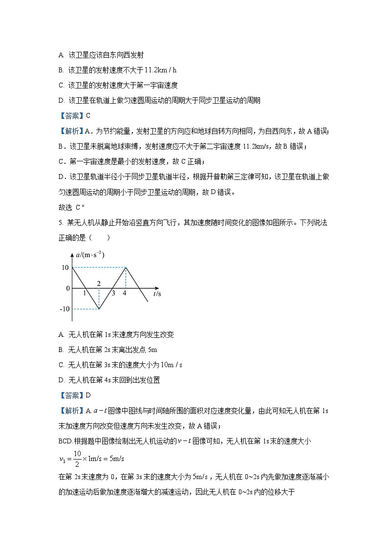 湖北省百校大联考2024-2025学年高三上学期10月考试物理试题（解析版）03