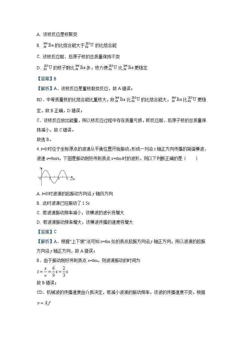 广东省2024-2025学年高三上学期摸底测试（8月）物理试题（解析版）第3页