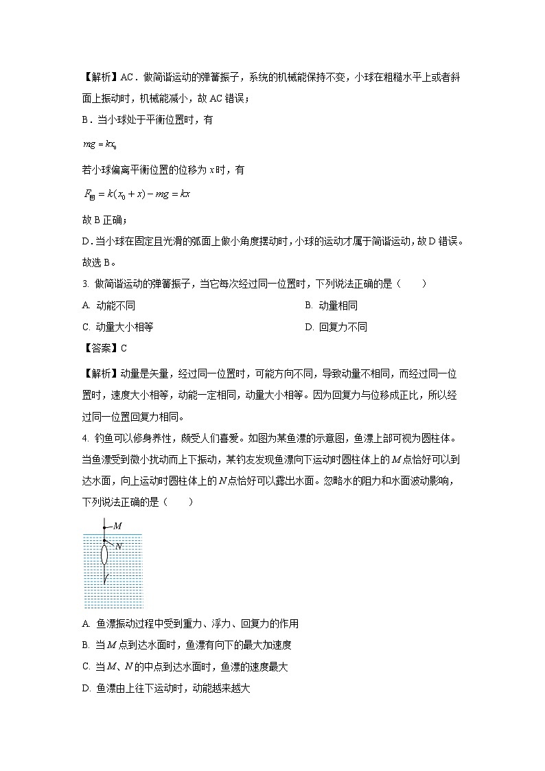 陕西省韩城市2023-2024学年高二下学期期中考试物理试卷（解析版）第2页