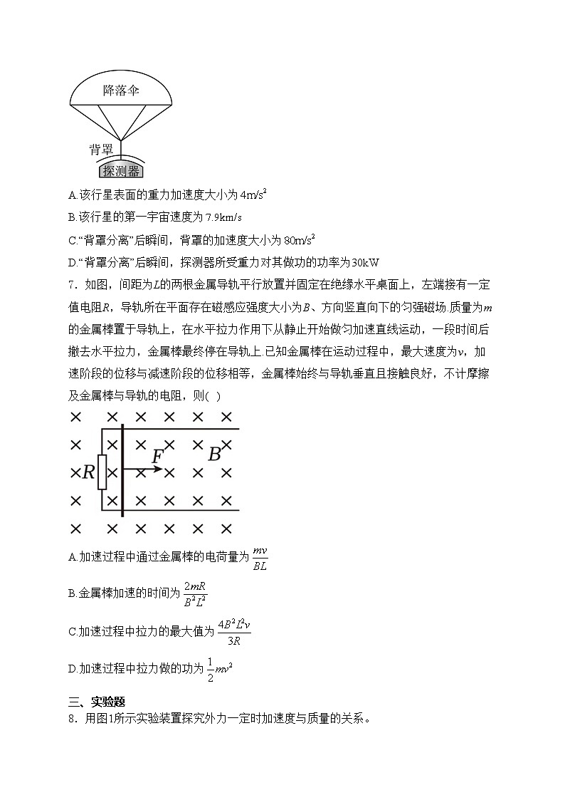 考点4 牛顿运动定律—五年（2020—2024年）高考物理真题专项分类汇编(含答案)03