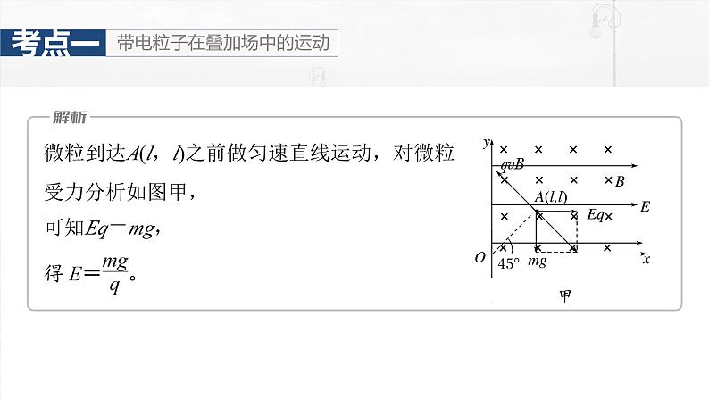 （新人教版） 2025年高考物理一轮复习课件第11章　第7课时　专题强化：带电粒子在叠加场和交变电、 磁场中的运动第8页