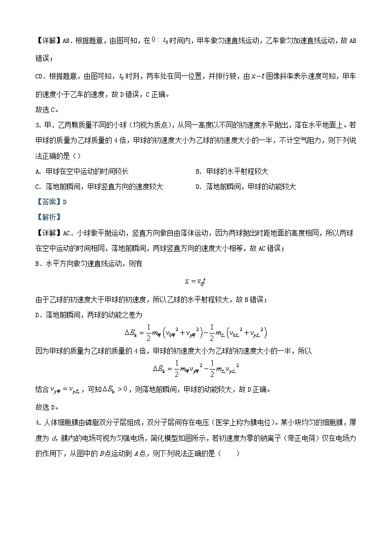 四川省金堂县2023_2024学年高三物理上学期9月月考理综试题含解析第2页
