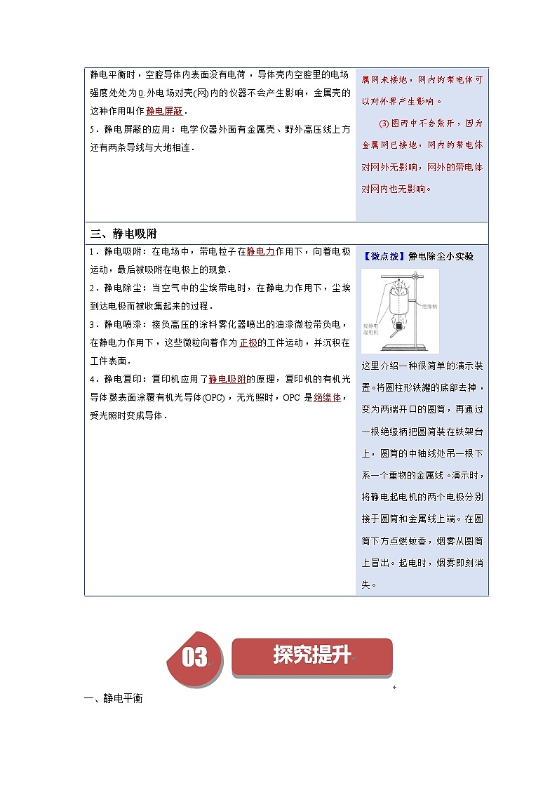 人教版高中物理必修第三册同步讲义9.4静电的防止与利用（解析版）第3页