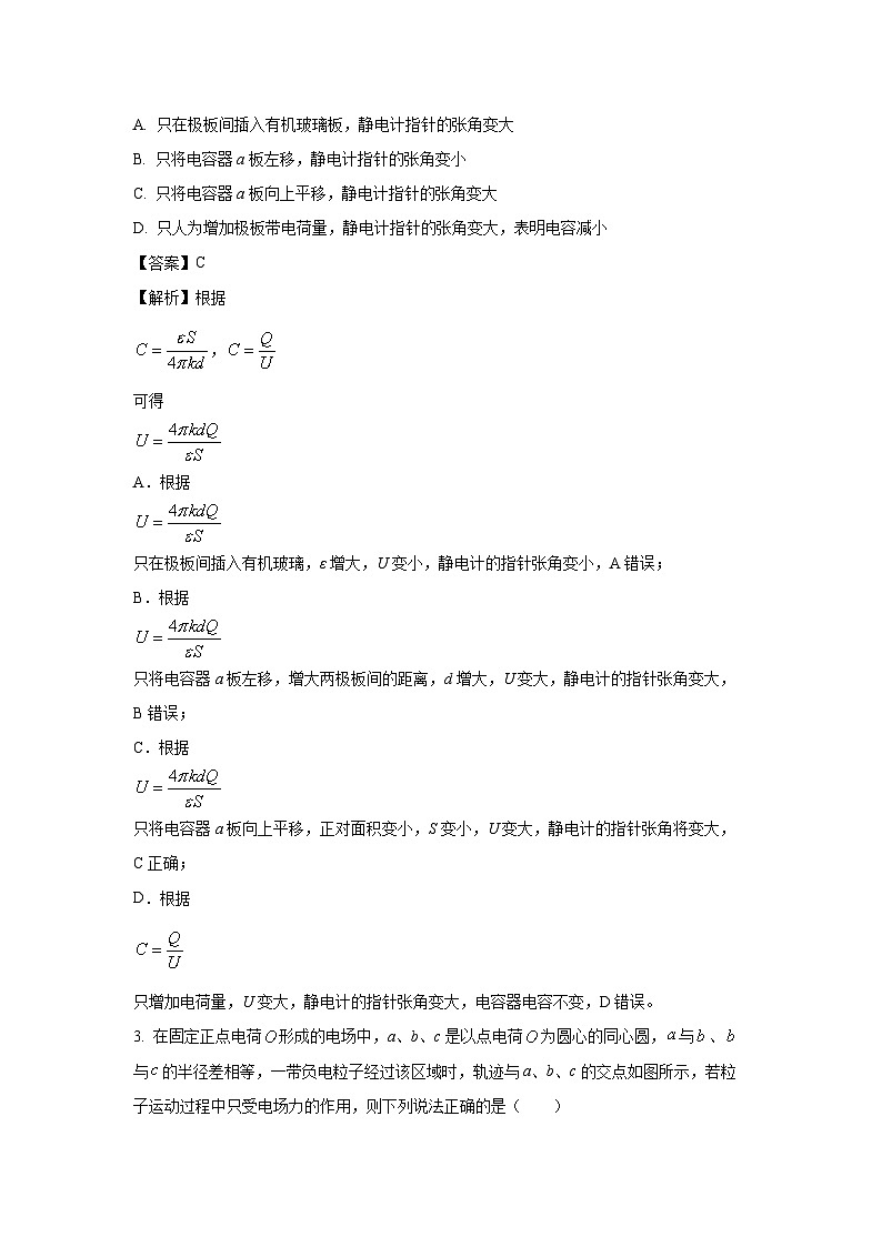 四川省眉山市仁寿县2023-2024学年高二下学期开学联考物理试卷(解析版)02