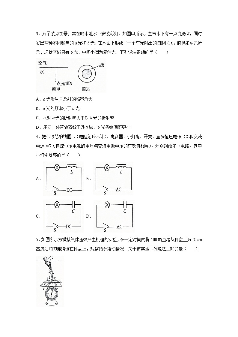 江苏省南京市2024届高三下学期第二次模拟考试物理试卷第2页