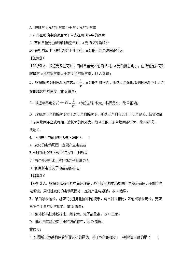 北京市丰台区2022-2023学年高二下学期期末练习物理试卷(解析版)02