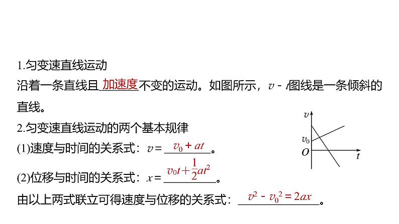 2025高考物理大一轮复习讲义人教版PPT课件匀变速直线运动的规律第5页