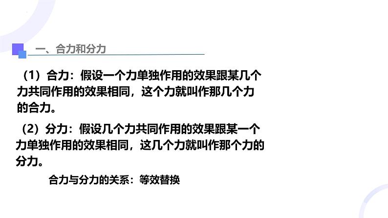 3.4 力的合成和分解++课件-2024-2025学年高一上学期物理人教版（2019）必修第一册+第5页