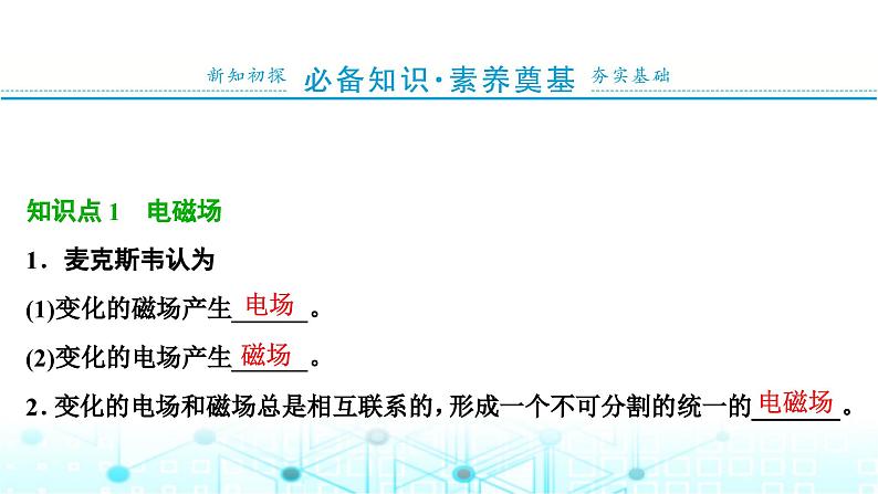 人教版高中物理必修第三册第十三章电磁感应与电磁波初步第四节电磁波的发现及应用第五节能量量子化课件第3页