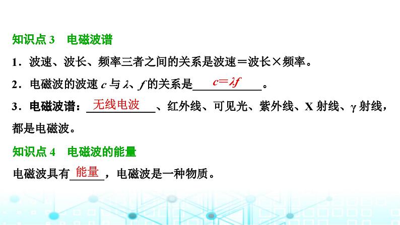 人教版高中物理必修第三册第十三章电磁感应与电磁波初步第四节电磁波的发现及应用第五节能量量子化课件第5页