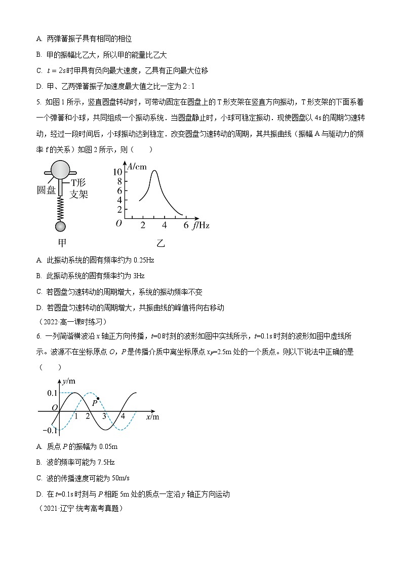 河南省南阳市西峡县第二高级中学2023-2024学年高二下学期开学考试物理试题（原卷版）第2页