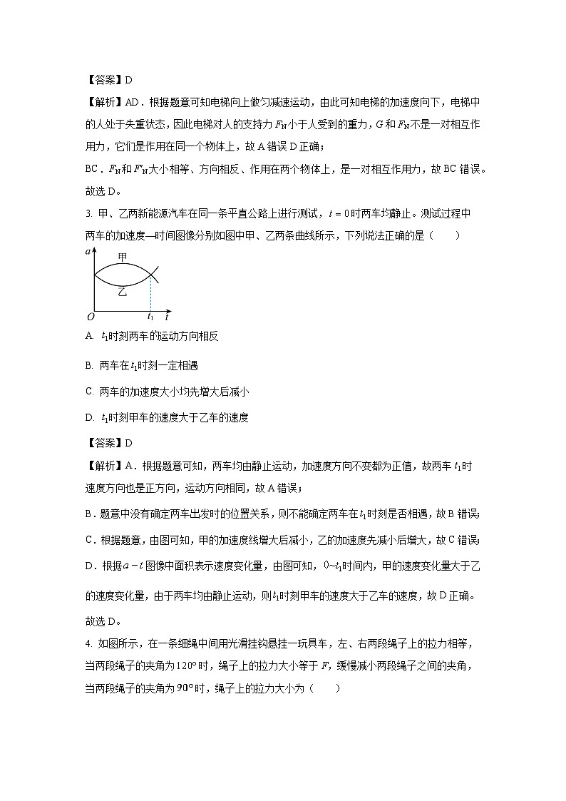 辽宁省铁岭市六校2022-2023学年高二下学期期末物理试卷(解析版)第2页