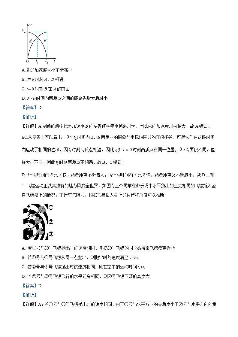 2025届吉林省友好学校第78届期中联考高三上学期10月期中物理试题  （解析版）第3页