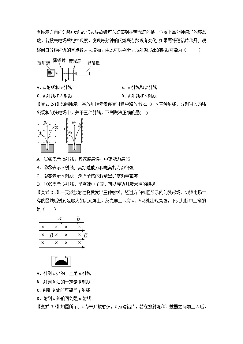 人教版高中物理选择性必修三 同步精讲精练专题5.1 原子核的组成（原卷版）第2页